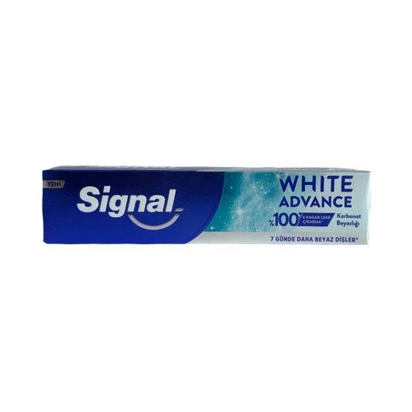 Signal White Advance Diş Macunu Karbonat Beyazlığı 75 ml ürün görseli 1