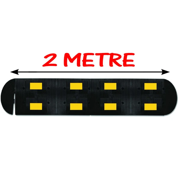 Yol Kasisleri Kauçuk Hız Kesici Kasis Kauçuk Şaseli Yol Kasisi 2 Metre (50x40 cm) ürün görseli 1