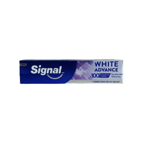 Signal White Advance Diş Macunu Çay Kahve, Tütün Lekelerine Karşı 75 ml ürün görseli 1