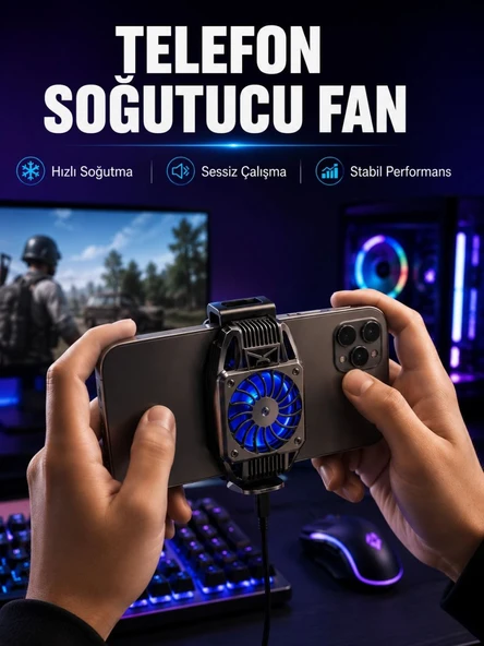 Mobil Telefon Soğutucu Fan Yüksek Soğutma Performansı ürün görseli 1