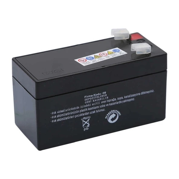 Atex Ax12-1.3 12v 1.3ah Akü - Resim 3