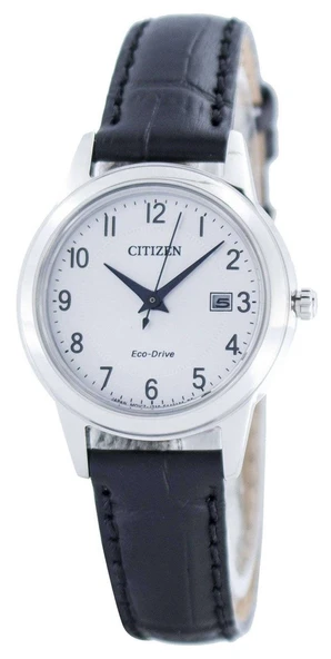 Citizen FE1081-08A Quartz Deri Siyah Gümüş Kadran 29 mm Kadın Kol Saati ürün görseli 1
