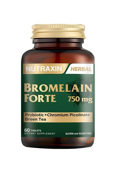 Nutraxin Bromelain Forte 60 Tablet ürün görseli 1