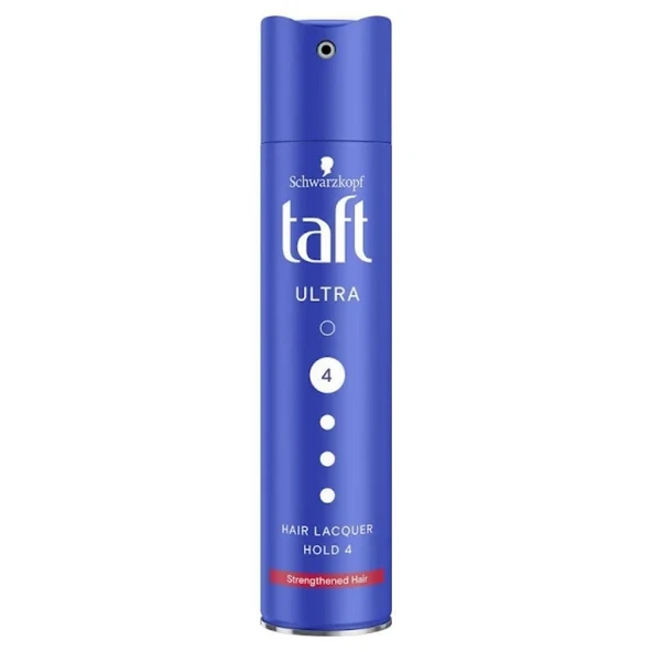 Taft Saç Spreyi 04 Ultra Güçlü 250 ML Mavi ürün görseli 1
