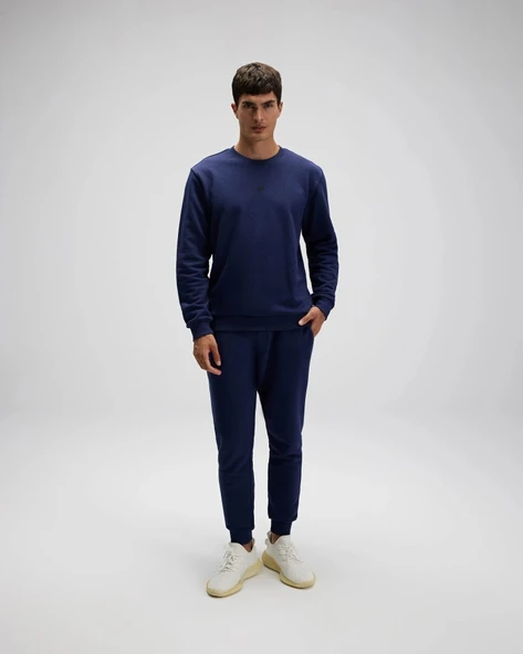 Ellesse EM556-NV Erkek Lacivert Sweat - Resim 3