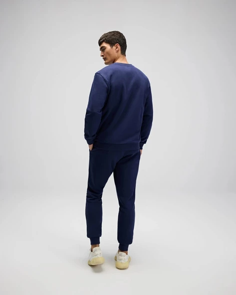 Ellesse EM556-NV Erkek Lacivert Sweat - Resim 4