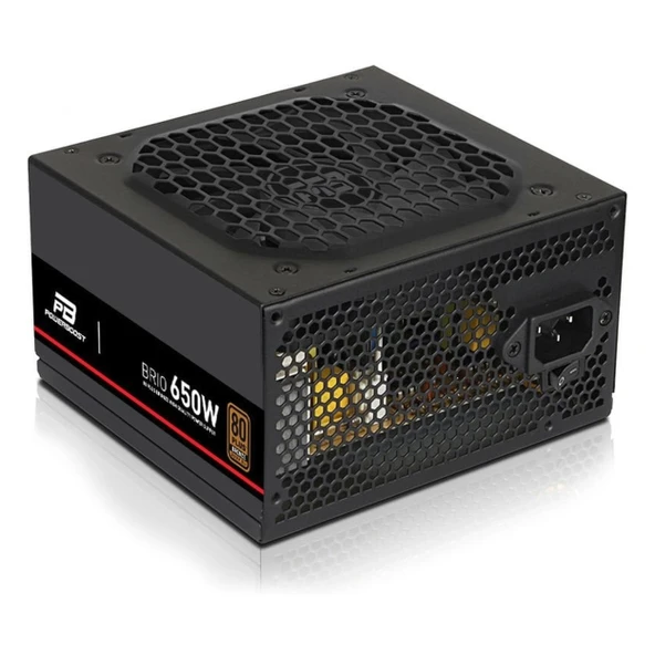 PowerBoost Brio BST-ATX650BEU 650W 80+ Bronz Güç Kaynağı ürün görseli 1