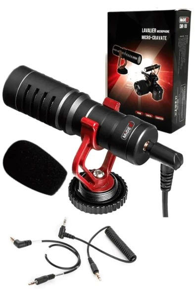 Midex CMR-105 Dslr Video Fotoğraf Makinesi Kamera Üstü Shotgun Mikrofon ürün görseli 1