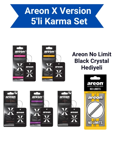 Areon X Version 5'li Karma Set ürün görseli 1