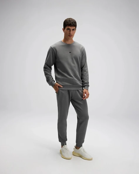 Ellesse EM556-ANT Erkek Antrasit Sweat - Resim 5