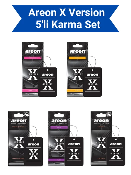 Areon X Version 5'li Karma Set ürün görseli 1