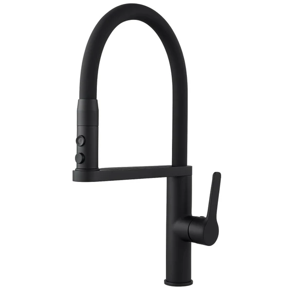 Fleko Kuğu 501 Ultra Black Eviye Mutfak Bataryası ürün görseli 1
