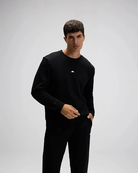 Ellesse EM556-BK Erkek Siyah Sweat - Resim 4