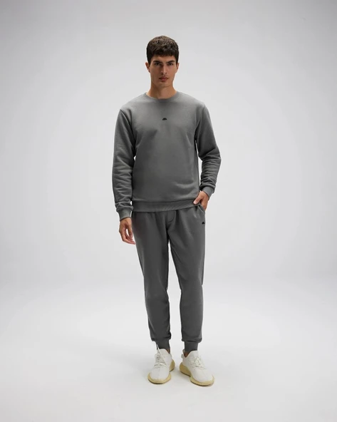 Ellesse EM556-ANT Erkek Antrasit Sweat - Resim 2