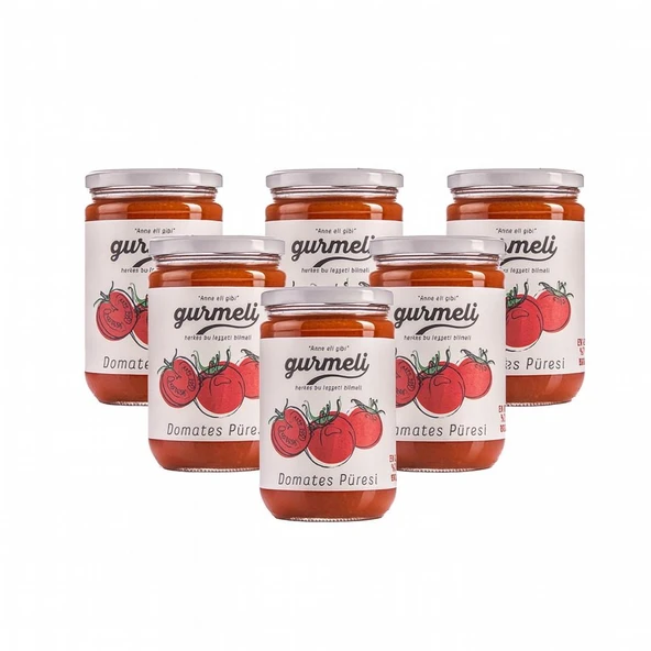 Domates Püresi 550 gr Cam (6'lı Paket) ürün görseli 1