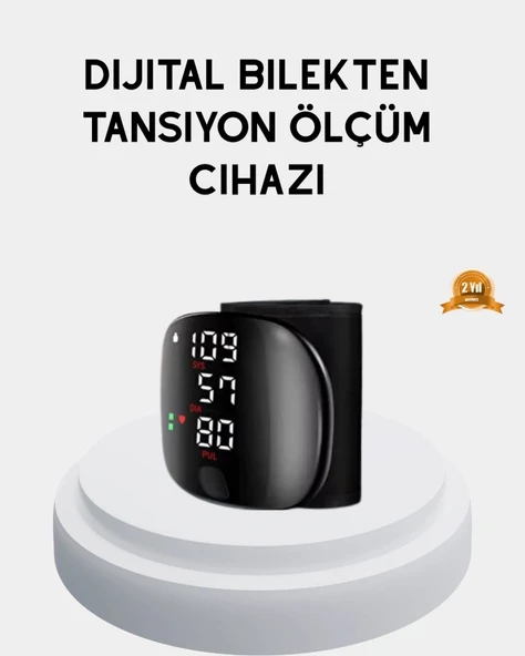 Taşınabilir Dijital Tansiyon Aleti – Bilekten Ölçüm, Aritmi Uyarısı Ve Risk Göstergesi ürün görseli 1
