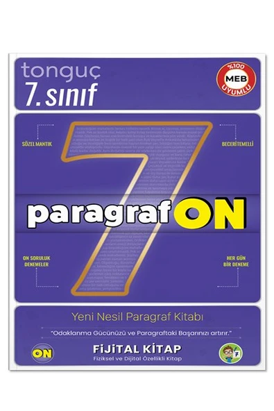 7. Sınıf ParagrafON Soru Bankası - Tonguç Yayınları ürün görseli 1