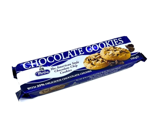 Merba Bitter Çikolata Parçacıklı Kurabiye (Chocalate Cookies) 150 Gram (1 Paket) ürün görseli 1