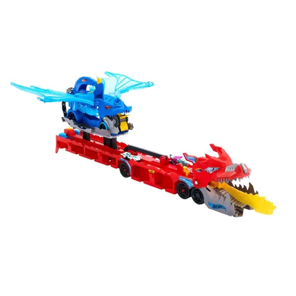 Hot Wheels Ultimate Çift Ejderha Taşıyıcı Dev Tır JBM72 - Resim 4