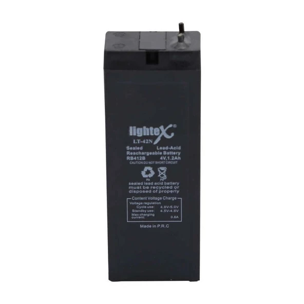 Lightex Lt-42 4v 1.2ah Işıldak Fener Aküsü ürün görseli 1