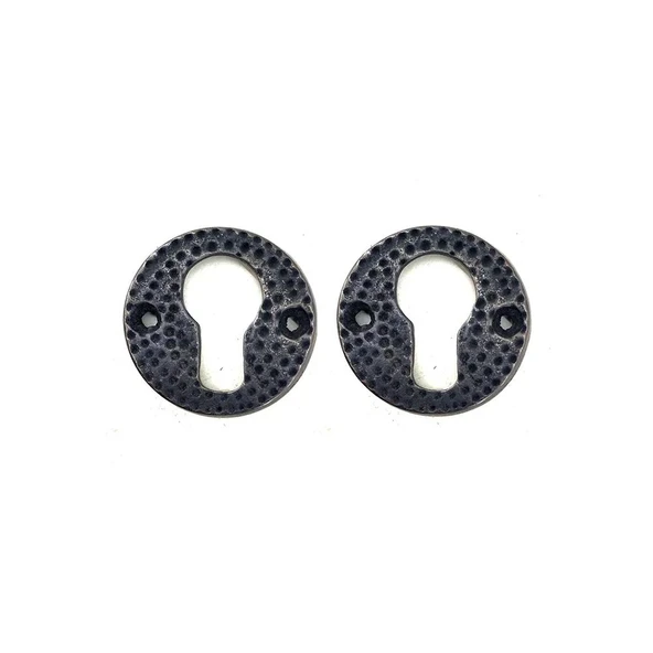 Antika Tarz Dekoratif Pirinç Oda Kilit Rozeti - 49mm, Oksit ürün görseli 1