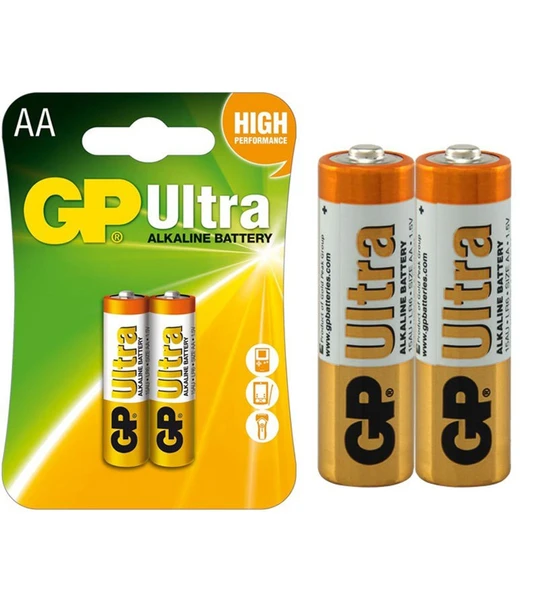 GP Ultra AA Kalem Pil (2 adet fiyatıdır) ürün görseli 1