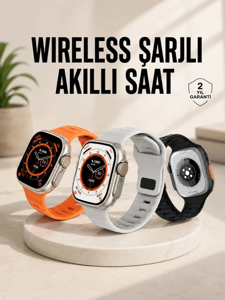 Akıllı Saat Nabız Ölçebilen Yeni Nesil Gps Ve Adımsayar Özelliği ürün görseli 1