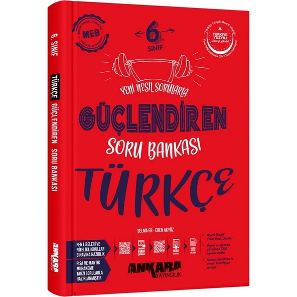 Ankara Yayıncılık 6. Sınıf Türkçe Güçlendiren Soru Bankası Soru ürün görseli 1
