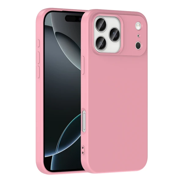 iPhone 17 Pro Max Kılıf Lansman Tasarım İç Yüzeyi Kadife Silikon ürün görseli 1