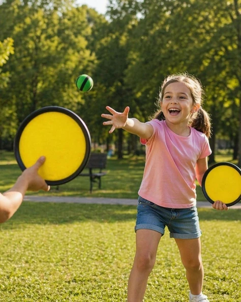 Catch Ball Set 2 Kişilik Top Yakalama Oyunu Çocuk Aktivite Seti ürün görseli 1