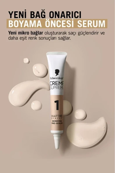 Schwarzkopf Creme Supreme Full Kit 1-0 Siyah - Resim 5