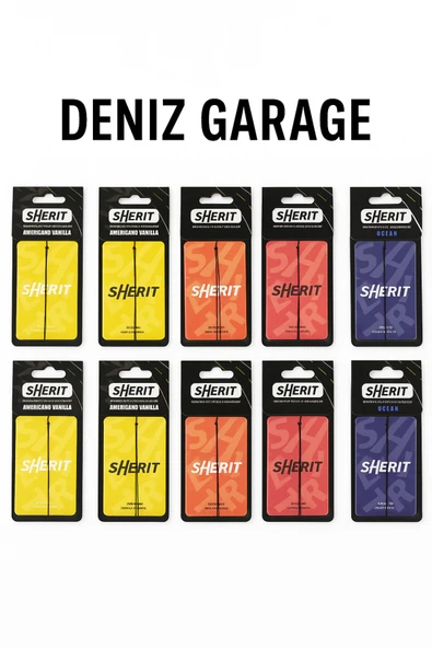 Araç İçi Kokusu Model – 10’lu Paket (DENİZ GARAGE) ürün görseli 1