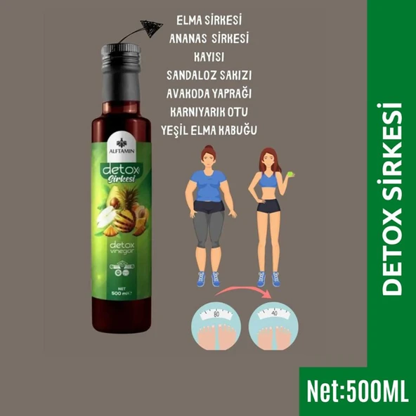 Alftamin Detox Sirkesi 500 ml - Resim 2