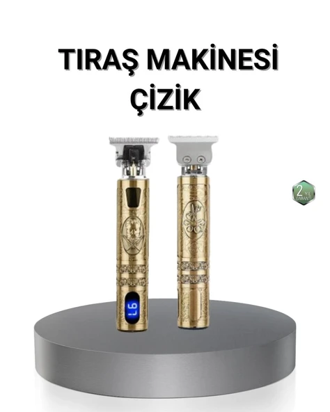 Kablosuz Şarjlı Profesyonel Tıraş Makinesi – 1800 Mah Lityum Pil ürün görseli 1