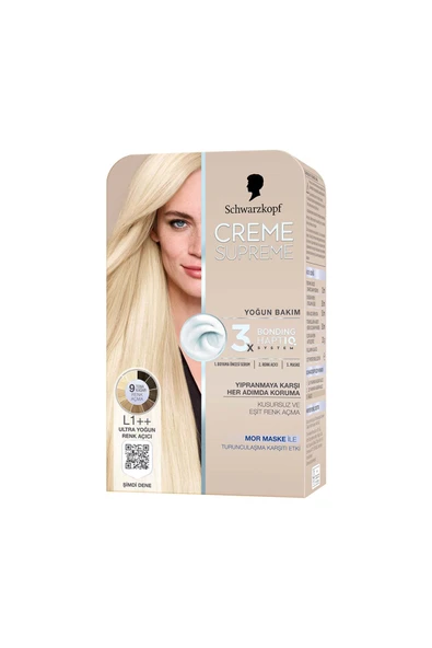 Schwarzkopf Creme Supreme Ultra Yoğun Renk Açıcı L1++ ürün görseli 1