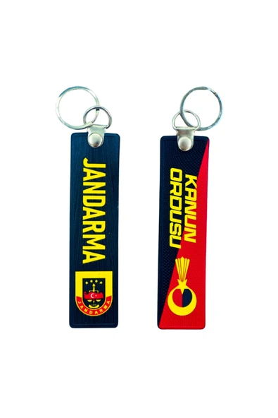 Kanun Ordusu Jandarma Asayiş Anahtarlık 3D, (12 cm uzunluğunda x 3 cm genişliğinde ) 1. Kalite ürün görseli 1