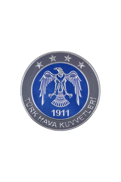 Türk Hava Kuvvetleri Arması 3D, 2025 Yeni Tip, Cırtlı, Standart Ölçü, 1.sınıf Kalite ürün görseli 1