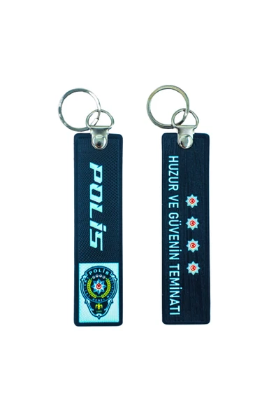 Polis  Huzur ve Güvenin Teminatı Anahtarlık 3D, (12 cm uzunluğunda x 3 cm genişliğinde ) 1. Kalite ürün görseli 1