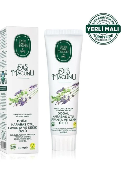 Eyüp Sabri Tuncer Doğal Karabaş Otu, Lavanta Ve Kekik Özlü Diş Macunu 90 ml ürün görseli 1