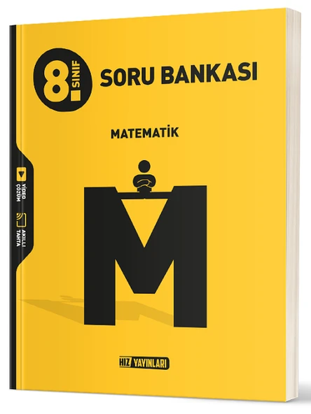 Hız Yayınları 8. Sınıf Matematik Soru Bankası ürün görseli 1