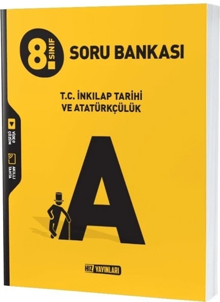 Hız Yayınları 8. Sınıf T.C. İnkılap Tarihi ve Atatürkçülük Soru Bankası ürün görseli 1