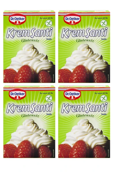 Dr. Oetker Glutensiz Krem Şanti 72 gr x 4 Adet ürün görseli 1