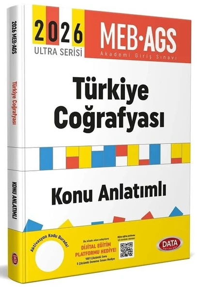 Data 2026 MEB-AGS Türkiye Coğrafyası Konu Anlatımlı Ultra Serisi Data Yayınları ürün görseli 1