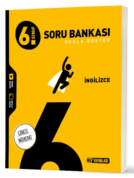 Hız Yayınları 6. Sınıf İngilizce Soru Bankası ürün görseli 1