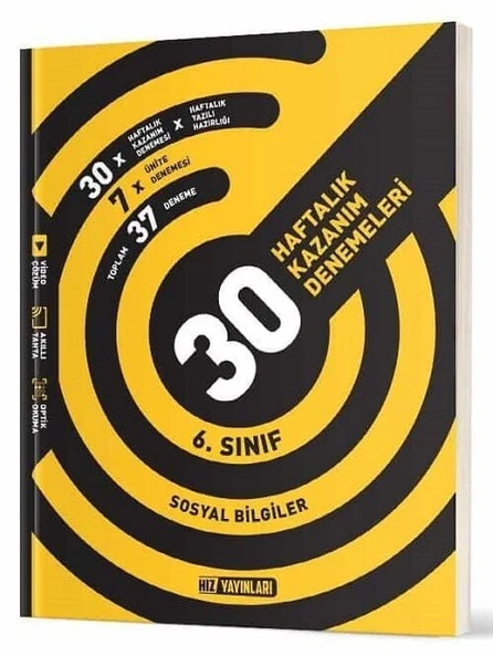 Hız Yayınları 6. Sınıf Sosyal Bilgiler 30 Deneme Hız Yayınları ürün görseli 1