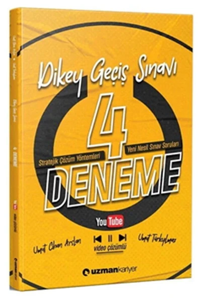 Uzman Kariyer DGS Video Çözümlü 4 Deneme ürün görseli 1