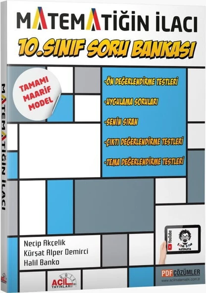 Acil Yayınları 10. Sınıf Matematiğin İlacı Soru Bankası ürün görseli 1