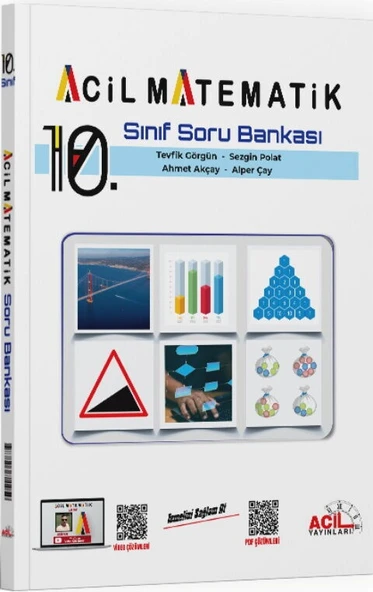Acil Yayınları 10. Sınıf Matematik Soru Bankası ürün görseli 1