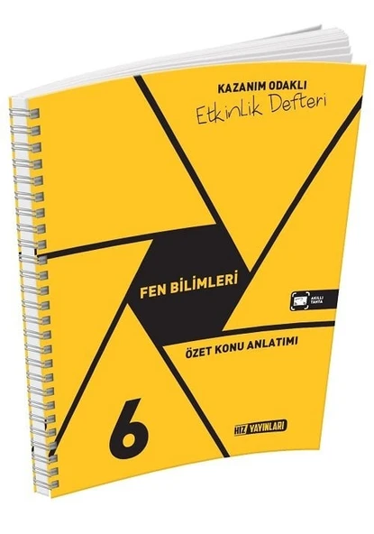 Hız Yayınları 6. Sınıf Fen Bilimleri Kazanım Odaklı Etkinlik Defteri Hız Yayınları ürün görseli 1