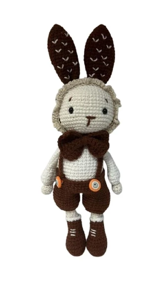 Leo Tavşan Amigurumi Organik Oyuncak ürün görseli 1